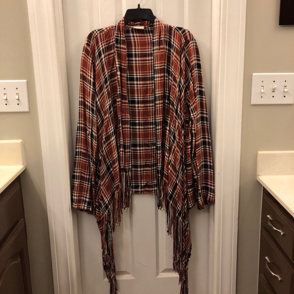Alter’d State plaid cardigan